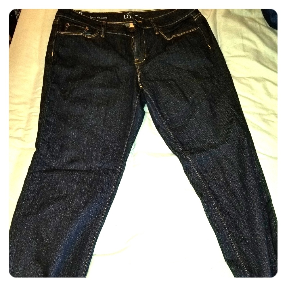 Ann Taylor Loft Skinny Jeans Size 8